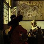 14. Vermeer, Officer and Laughing Girl, ca. 1655–60